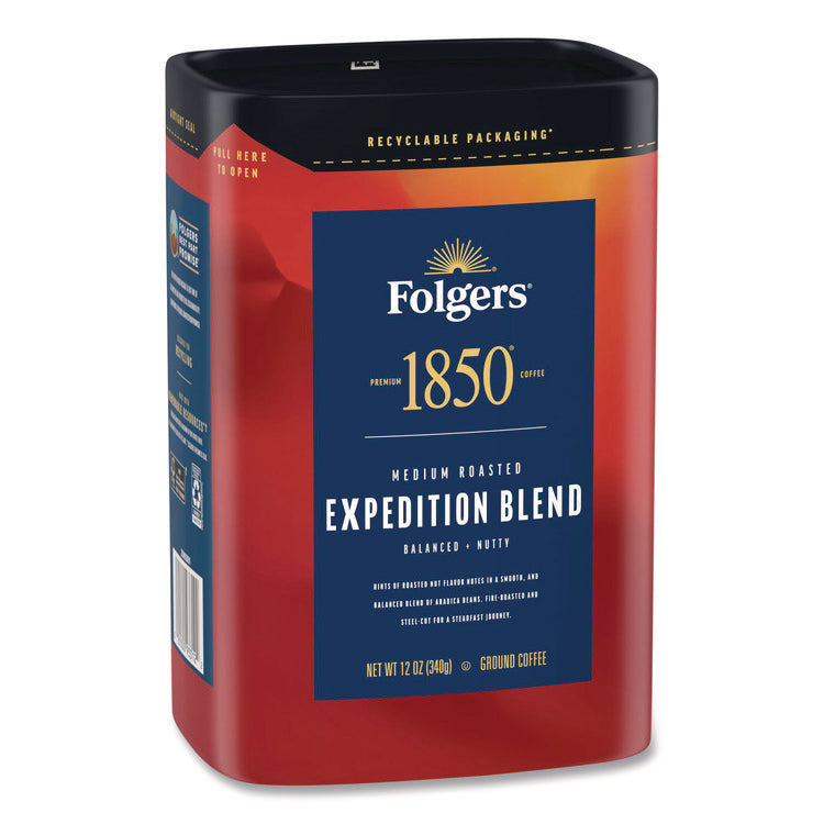 Expedition Blend Roast Ground Coffee, 12 oz Canister