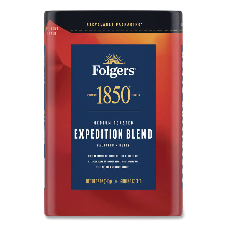 Expedition Blend Roast Ground Coffee, 12 oz Canister