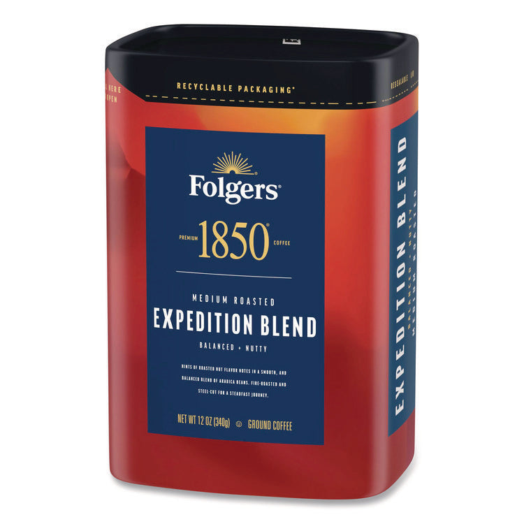 Expedition Blend Roast Ground Coffee, 12 oz Canister