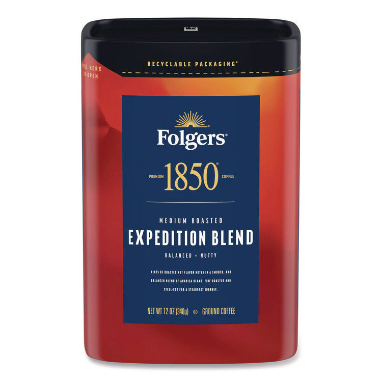Expedition Blend Roast Ground Coffee, 12 oz Canister
