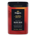Black Gold Roast Ground Coffee, 12 oz Canister, 6/Carton
