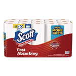 Choose-A-Sheet Mega Kitchen Roll Paper Towels, 1-Ply, 7.31 x 11, White, 108 Sheets/Roll, 15 Rolls/Pack, 2 Packs/Carton