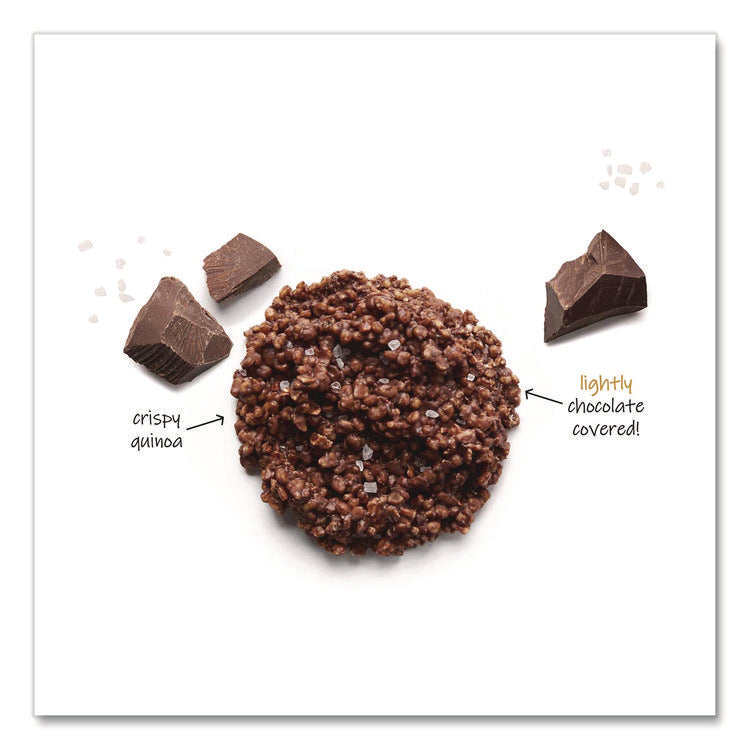 Dark Chocolate and Sea Salt Mini Quinoa Crisps, 0.25 oz Bag, 125/Carton