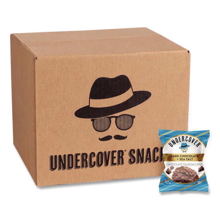 Dark Chocolate and Sea Salt Mini Quinoa Crisps, 0.25 oz Bag, 125/Carton