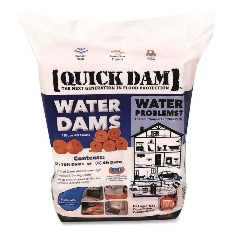 Water Dams, 2.5" x 4 ft x 2.5", 5/Pack