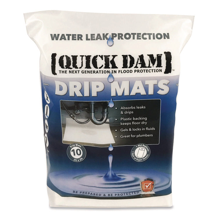 Drip Mats, 20 oz, 2 ft x 2 ft, 10/Pack