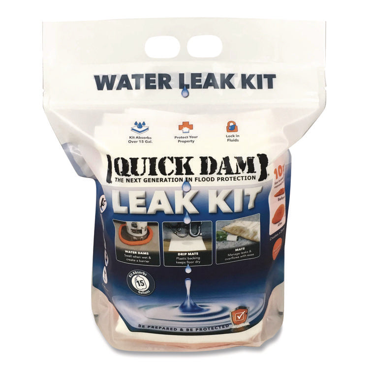 Leak Kit, (5) Drip Mats, (5) Mats, (4) 4 ft Water Dams, (1) 10 ft Water Dam