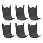 SHIELD TFX Floor and Wall Protector for 1,250 mL TFX Dispensers, Black, 6/Carton