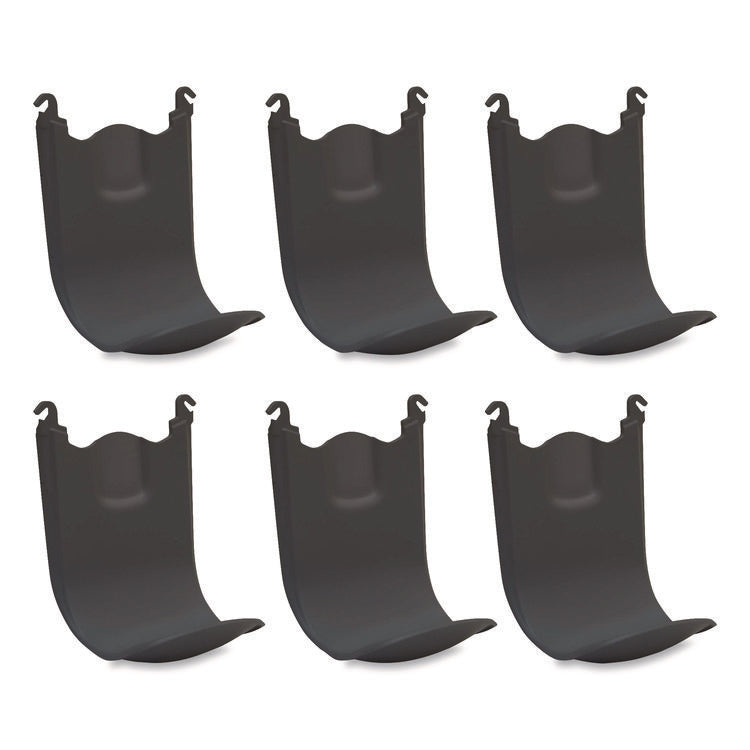 SHIELD TFX Floor and Wall Protector for 1,250 mL TFX Dispensers, Black, 6/Carton