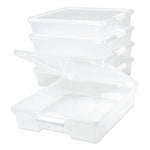 Project Box, 12" x 12", Clear, 5/Pack
