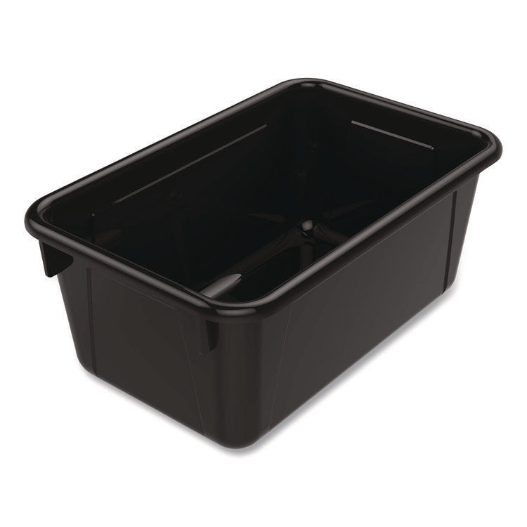 Cubby Bin, Neutral Tones 1.8 gal, 7.8" x 12.09" x 5.18", Black, 5/Pack