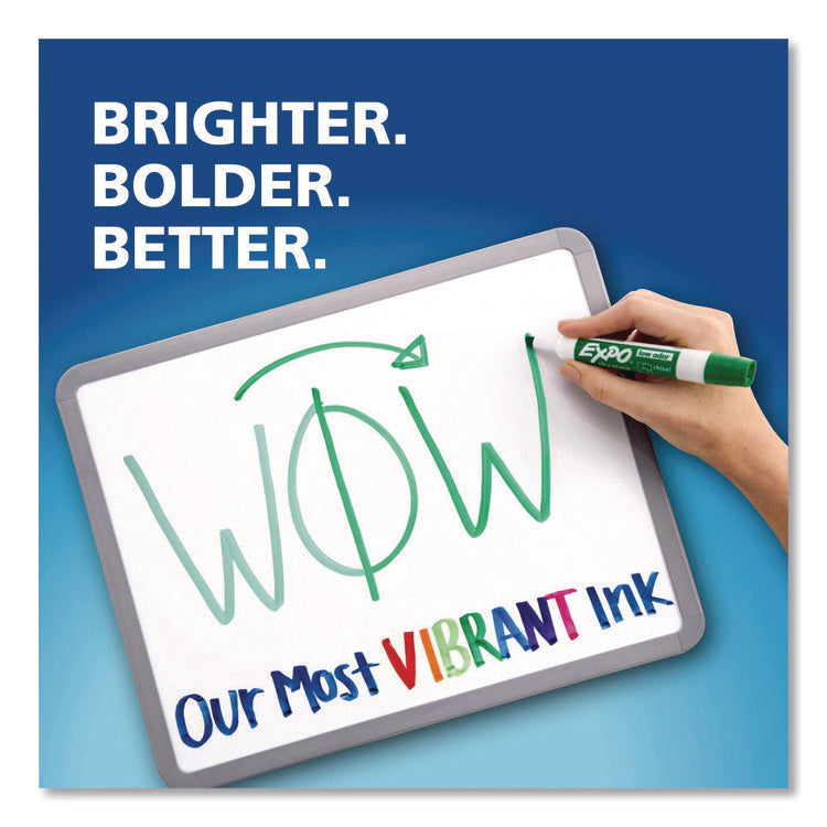 Low-Odor Dry-Erase Marker Value Pack, Broad Chisel Tip, Black, 36/box