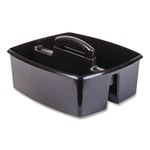 Large Caddy, 13 x 11 x 6.38, Black, 6/Pack