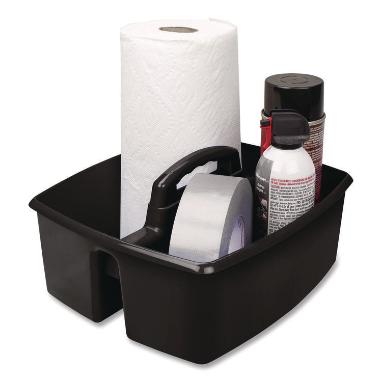 Large Caddy, 13 x 11 x 6.38, Black, 6/Pack