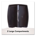 Large Caddy, 13 x 11 x 6.38, Black, 6/Pack