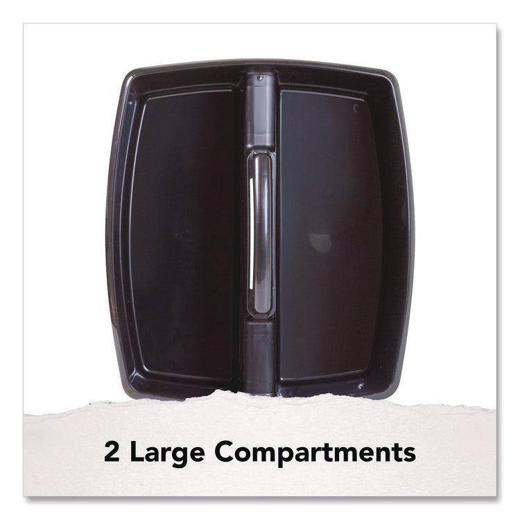 Large Caddy, 13 x 11 x 6.38, Black, 6/Pack