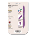 Jetstream Elements Hybrid Gel Pen, Retractable, Medium 1 mm, Assorted Ink and Barrel Colors, 5/Pack