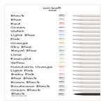 uniONE Gel Pen, Retractable, Medium 0.7 mm, Assorted Business Ink and Barrel Colors, 5/Pack
