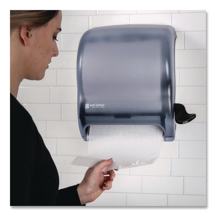 Classic Element Lever Roll Towel Dispenser, 12.5 x 8.5 x 12.75, Blue