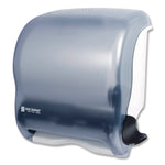 Classic Element Lever Roll Towel Dispenser, 12.5 x 8.5 x 12.75, Blue