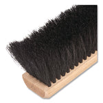 Flo-Pac Fine Floor Sweeps, 3" Black Tampico Bristles, 24" Brush, 12/carton
