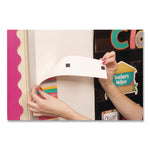 Adhesive Magnetic Squares, 0.5" x 0.5", Black, 100/Set