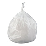 High-Density Commercial Can Liner Value Pack, 45 gal, 12 mic, 40" x 46", Clear, Interleaved Roll, 25 Bags/Roll, 10 Rolls/CT