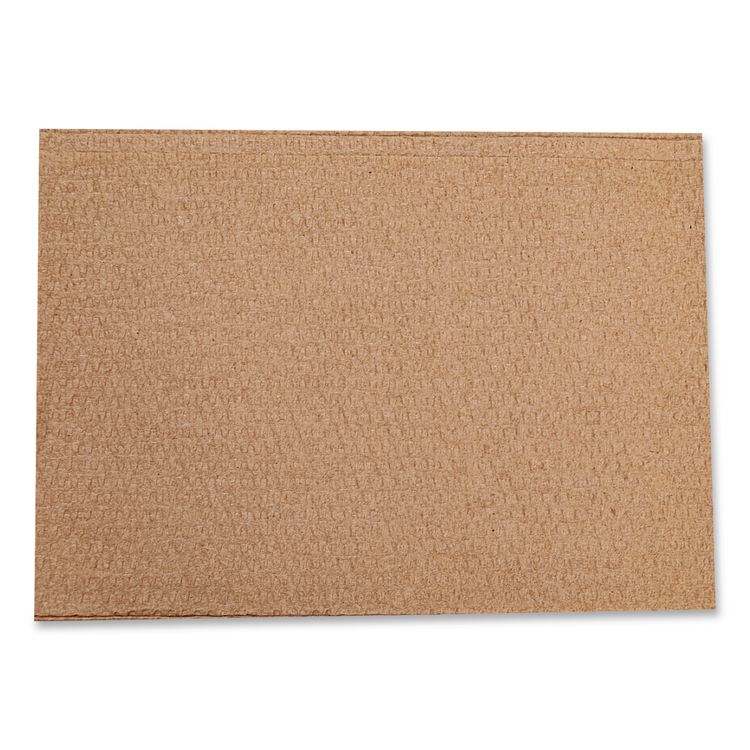 Interfold Napkins, 1-Ply, 8.8 x 6.3, Kraft, 500/Pack, 12 Packs/Carton