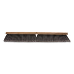 Flagged Floor Sweep, 3" Gray Flagged Filament Bristles, 24" Brush, 12/Carton