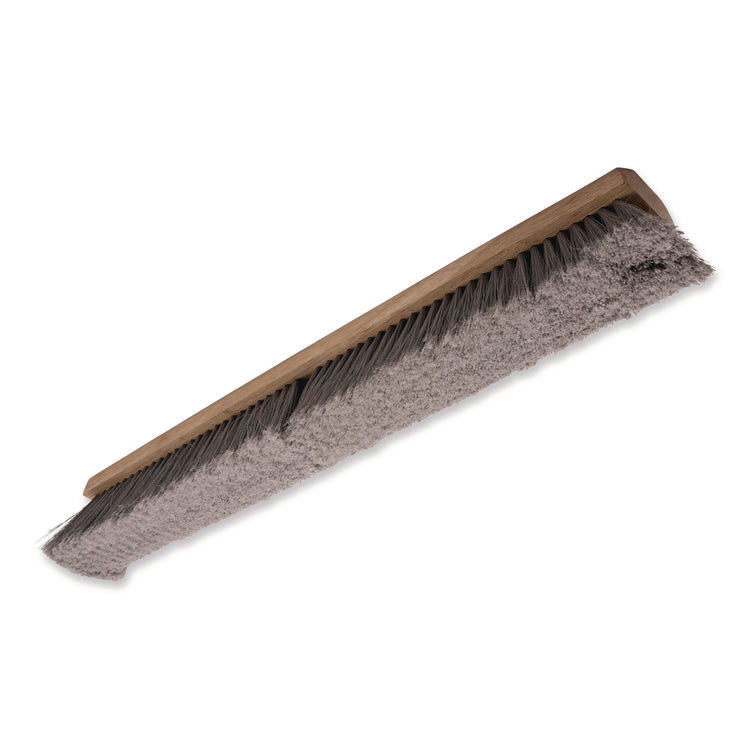 Flagged Floor Sweep, 3" Gray Flagged Filament Bristles, 24" Brush, 12/Carton