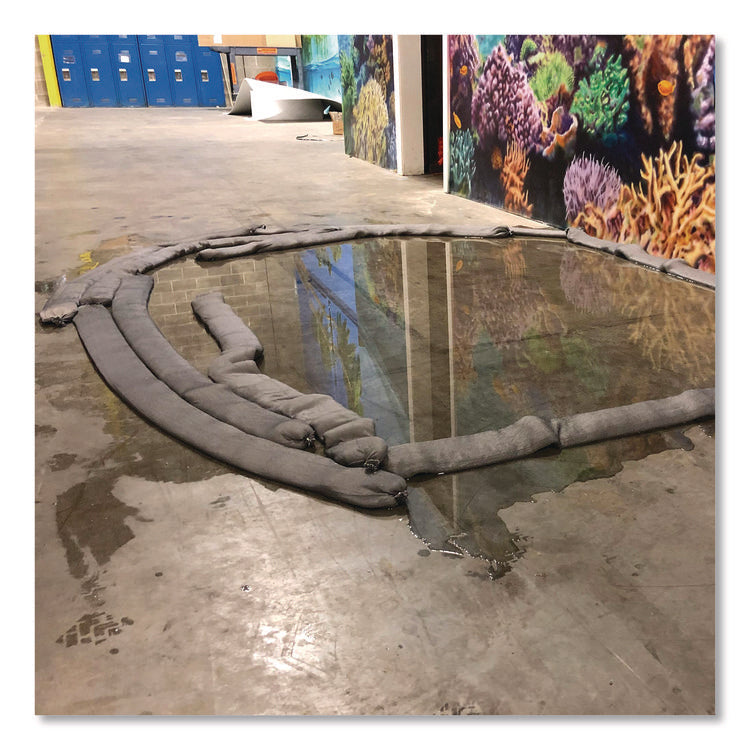 Water Dams, 2.5" x 10 ft x 2.5", Gray, 12/Box