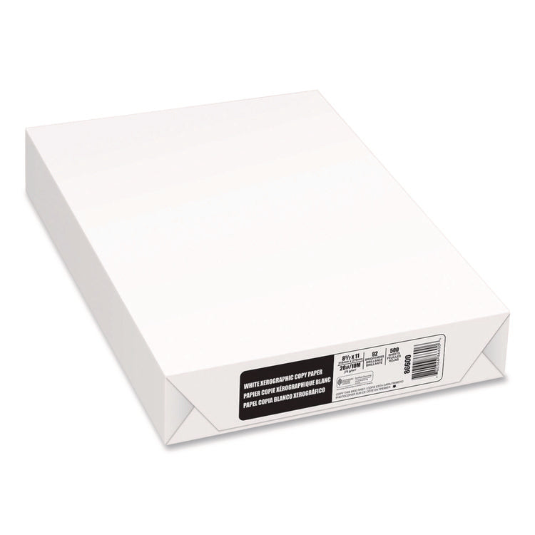 Everyday Copy Paper, 92 Bright, 20 lb Bond Weight, 8.5 x 11, White, 500 Sheets/Ream, 10 Reams/Carton, 40 Cartons/Pallet