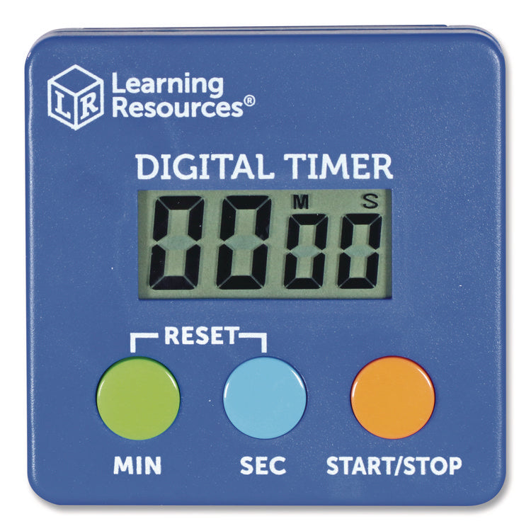Classroom Timer, LCD, 5.3 x 3.6 x 0.9, Blue