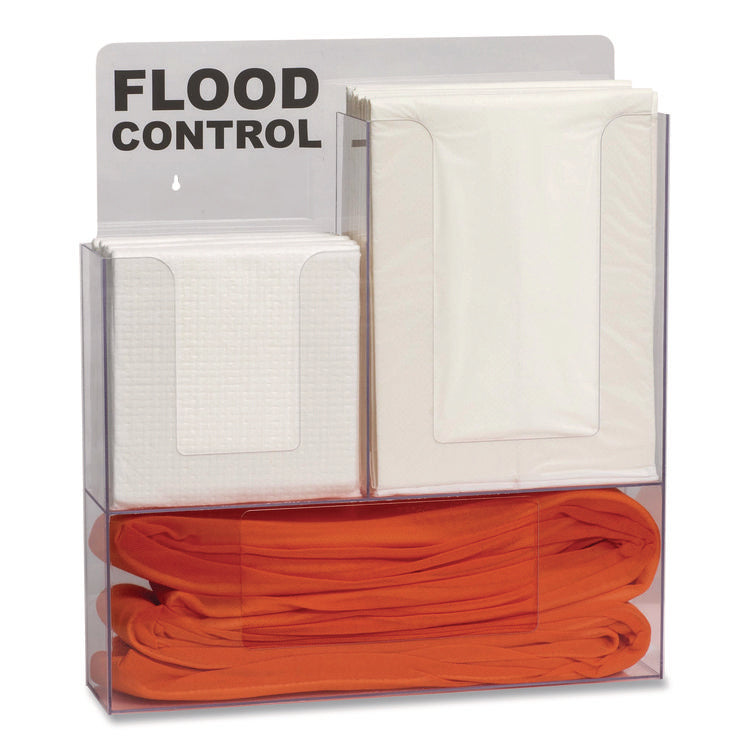 Wall Rack, (8) Drip Mats, (8) Mats, (2) 4 ft Water Dams, (1) 10 ft Water Dam