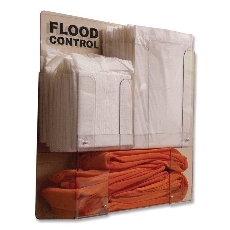 Wall Rack, (8) Drip Mats, (8) Mats, (2) 4 ft Water Dams, (1) 10 ft Water Dam