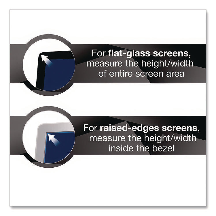 Frameless Blackout Privacy Filter for 24" Widescreen Flat Panel Monitor, 16:10 Aspect Ratio