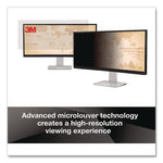 Frameless Blackout Privacy Filter for 21.5" Widescreen Flat Panel Monitor, 16:9 Aspect Ratio