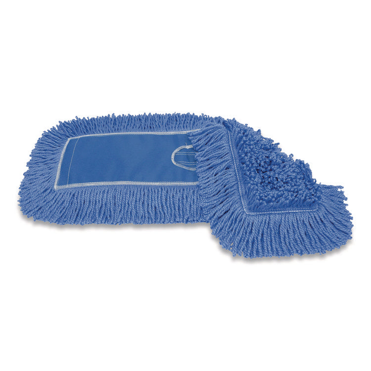 MaxiTwist Microfiber Dust Mops, Microfiber, 24" x 5", Blue
