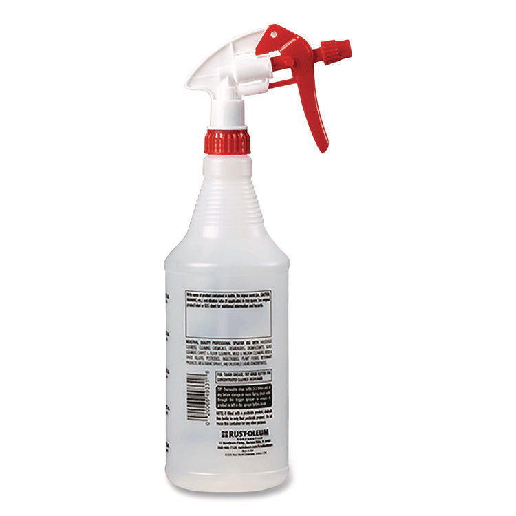 Empty Trigger Sprayer, 32 oz, Clear, 12/Carton