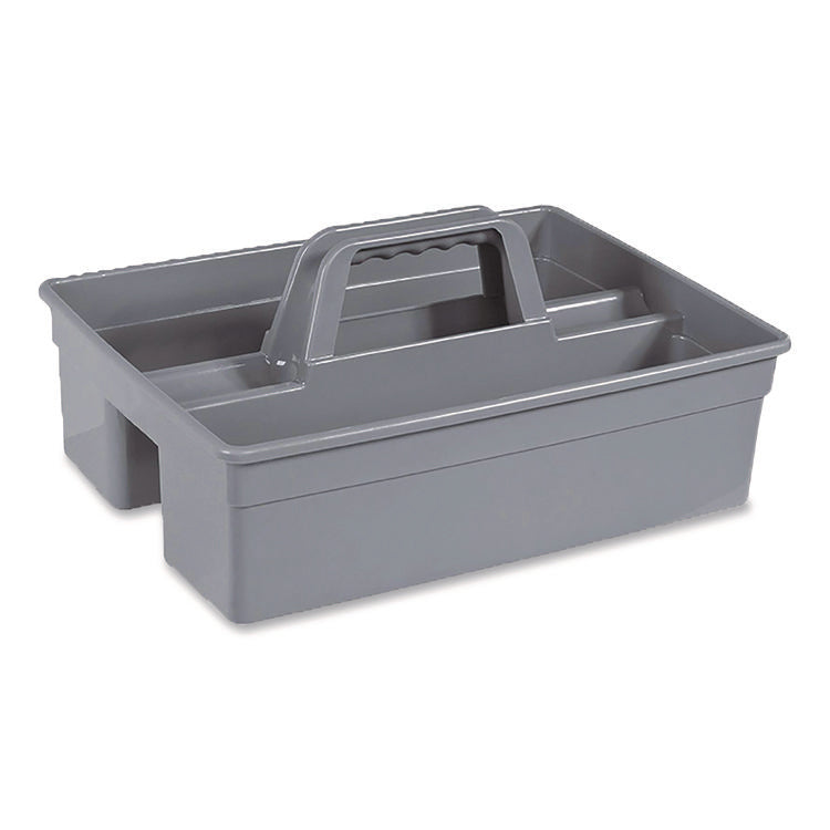 MaxiRough Maid Caddies, 2 Compartments, 12 x 7, Gray