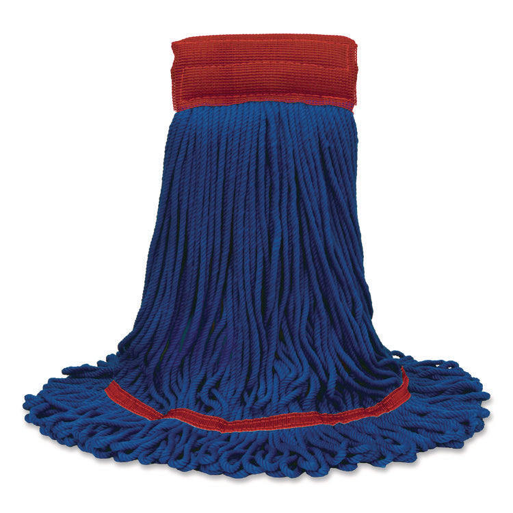 MaxiPlus Microfiber Loop-End Mop, Microfiber, 24 oz, Blue