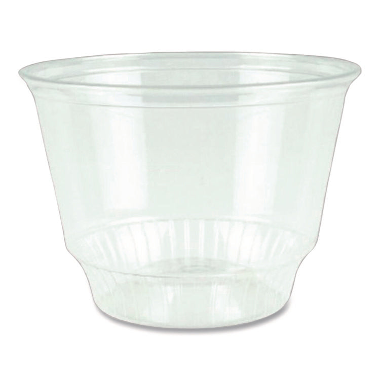 Plastic Cold Cups, Sundae, 8 oz, Clear, 1,000/Carton