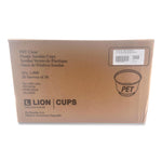 Plastic Cold Cups, Sundae, 5 oz, Clear, 1,000/Carton