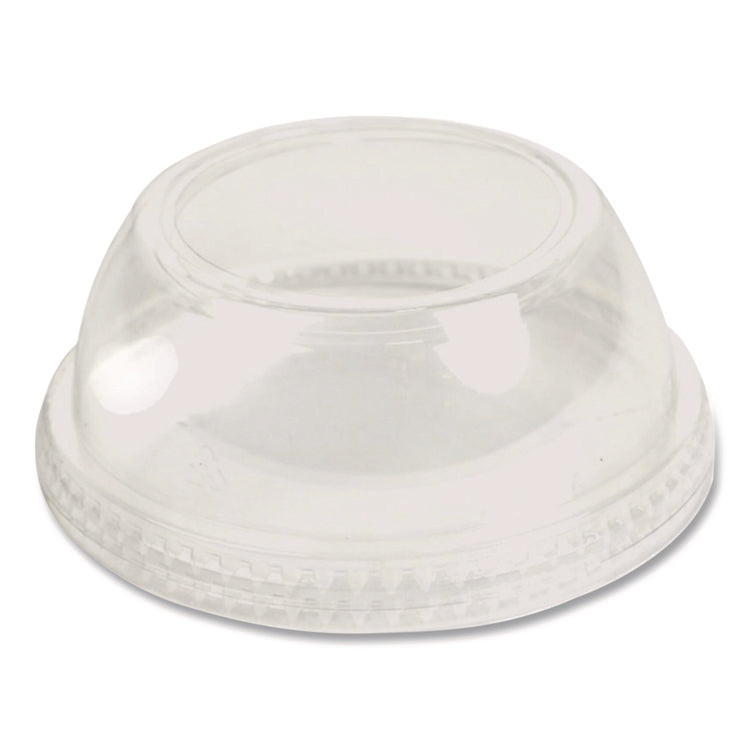 PET Lids, Fits 5 oz and 8 oz Sundae Cup, 100/Sleeve, 10/Sleeves/Carton