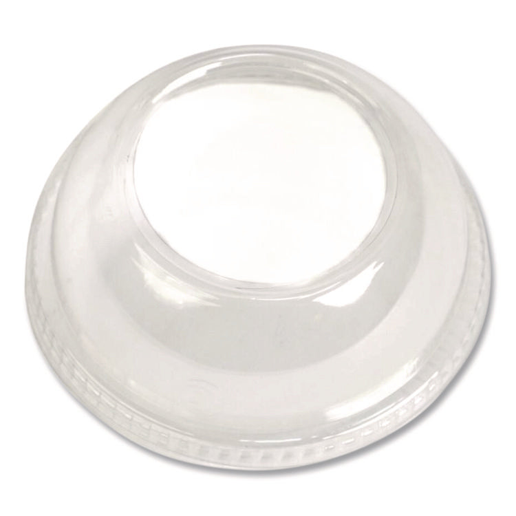 PET Lids, Fits 5 oz and 8 oz Sundae Cup, 100/Sleeve, 10/Sleeves/Carton