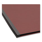 Six-Section Pressboard Top Tab Classification Folders, Six SafeSHIELD Fasteners, 2 Dividers, Letter Size, Bright Red, 10/Box
