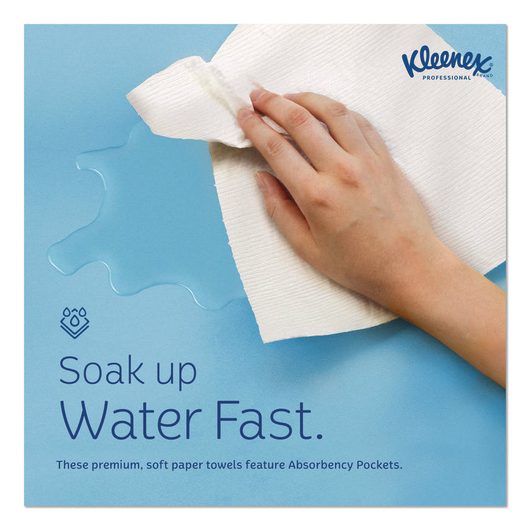 Hard Roll Paper Towels with Premium Absorbency Pockets, 1-Ply, 8" x 600 ft, 1.75" Core, White, 6 Rolls/Carton