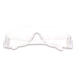 Virtua Wraparound Protective Eyewear, Clear Plastic Frame, Clear Polycarbonate Lens, 100/Carton