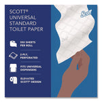 Essential Standard Roll Bathroom Tissue, Septic Safe, 2-Ply, White, 550 Sheets/roll, 40 Rolls/carton