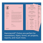 Fore Multipurpose Print Paper, 20 lb Bond Weight, 8.5 x 14, Pink, 500/Ream
